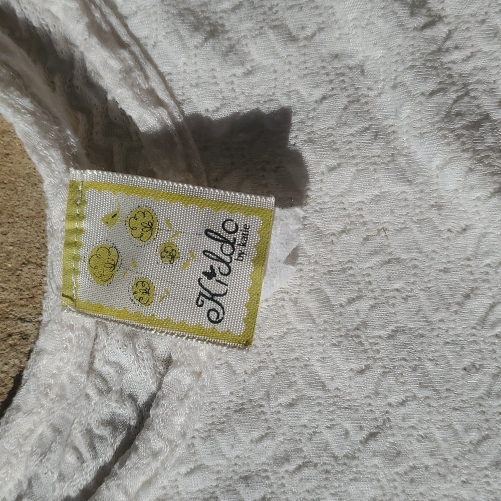 Kiddo By Katie Girls White Blouse - Picture 3 of 3